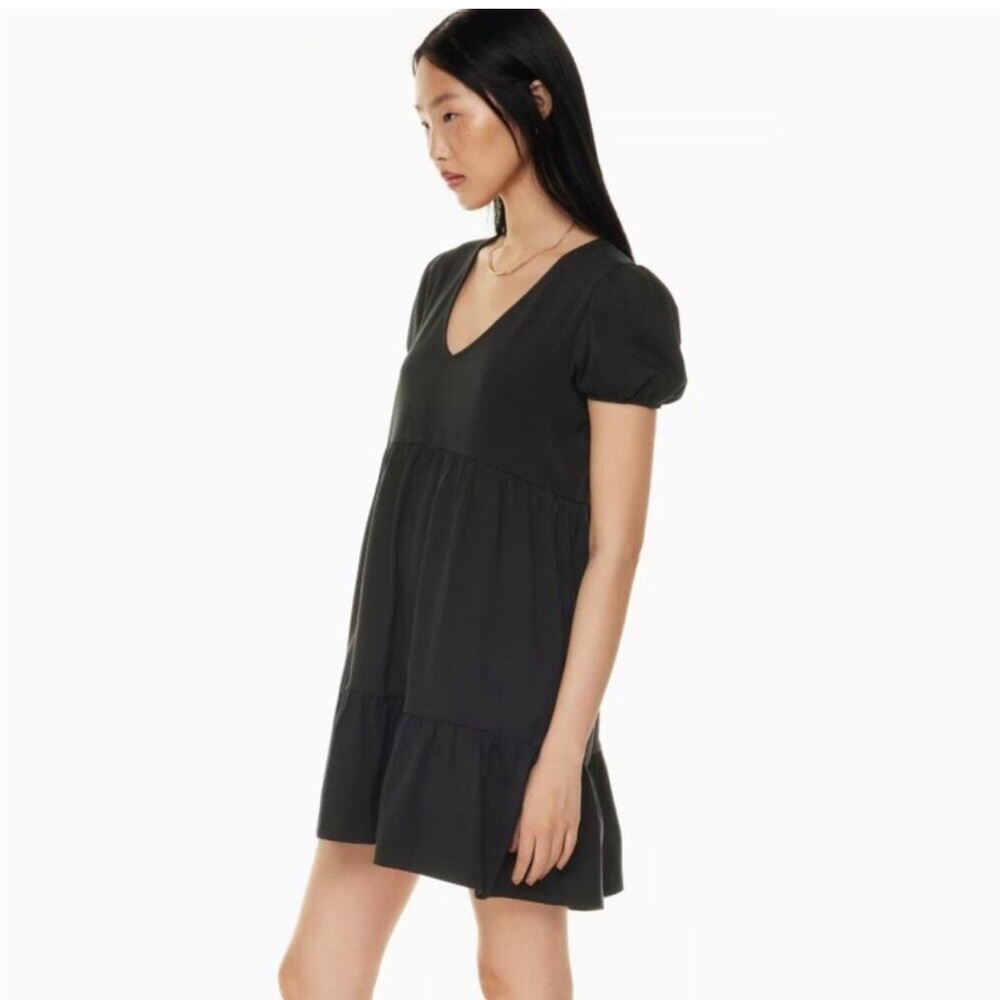 Sun-deh Aritzia black babydoll Cruise Dress sundress mini women’s size m medium